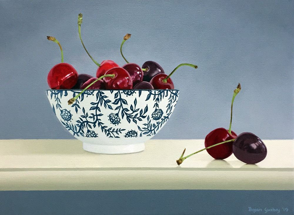 Cherries in a bowl